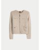 Gobi Cashmere Gobi Cashmere Textured Knit Cashmere Jacket-Style Cardigan - 1