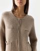 Gobi Cashmere Gobi Cashmere Textured Knit Cashmere Jacket-Style Cardigan - 4