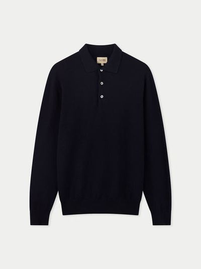 Gobi Cashmere Gobi Cashmere Timeless Cashmere Polo Sweater
