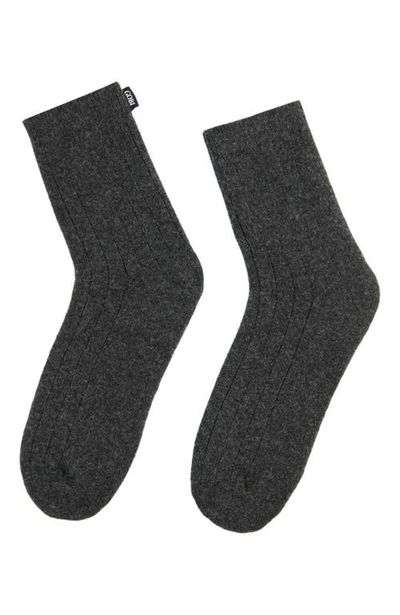 Gobi Cashmere Gobi Cashmere Trim Knit Bed Socks