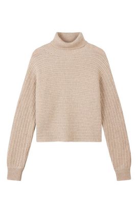 GOBI Mongolian Cashmere GOBI Mongolian Cashmere Cashmere Cropped T-Neck Sweater