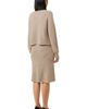 GOBI Mongolian Cashmere GOBI Mongolian Cashmere Cashmere Cropped T-Neck Sweater - 3