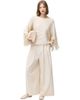 GOBI Mongolian Cashmere GOBI Mongolian Cashmere Fringed Sleeve Cashmere Poncho - 1