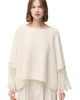 GOBI Mongolian Cashmere GOBI Mongolian Cashmere Fringed Sleeve Cashmere Poncho - 2