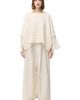 GOBI Mongolian Cashmere GOBI Mongolian Cashmere Fringed Sleeve Cashmere Poncho - 3