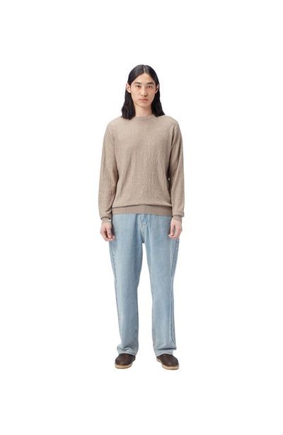 GOBI Mongolian Cashmere GOBI Mongolian Cashmere Lightweight Silk Cashmere Textured Sweater
