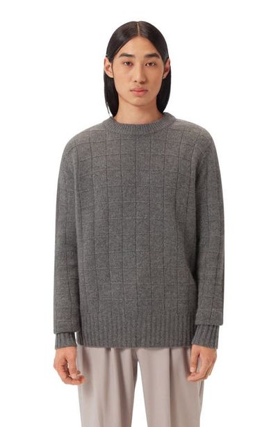 GOBI Mongolian Cashmere GOBI Mongolian Cashmere Square-Patterned Cashmere Sweater