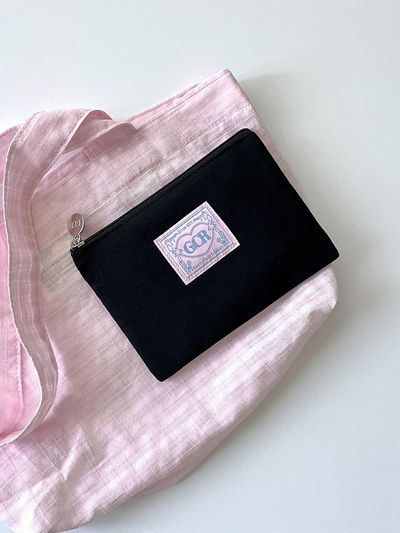 GOCORI Garden City Pouch Clutch Bag [Black]