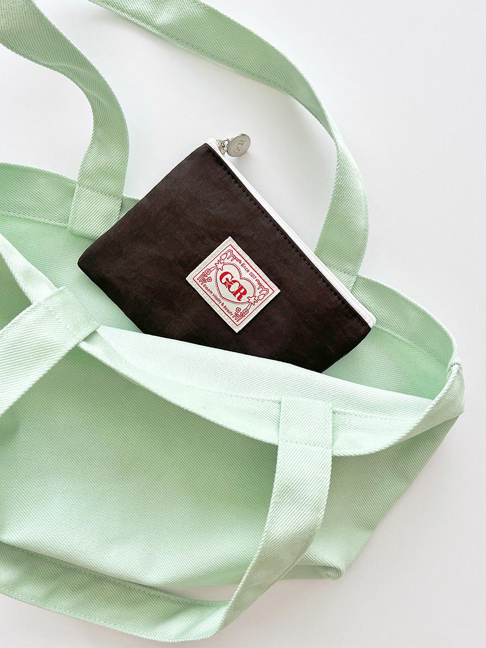 GOCORI Garden City Pouch Clutch Bag [BROWN]