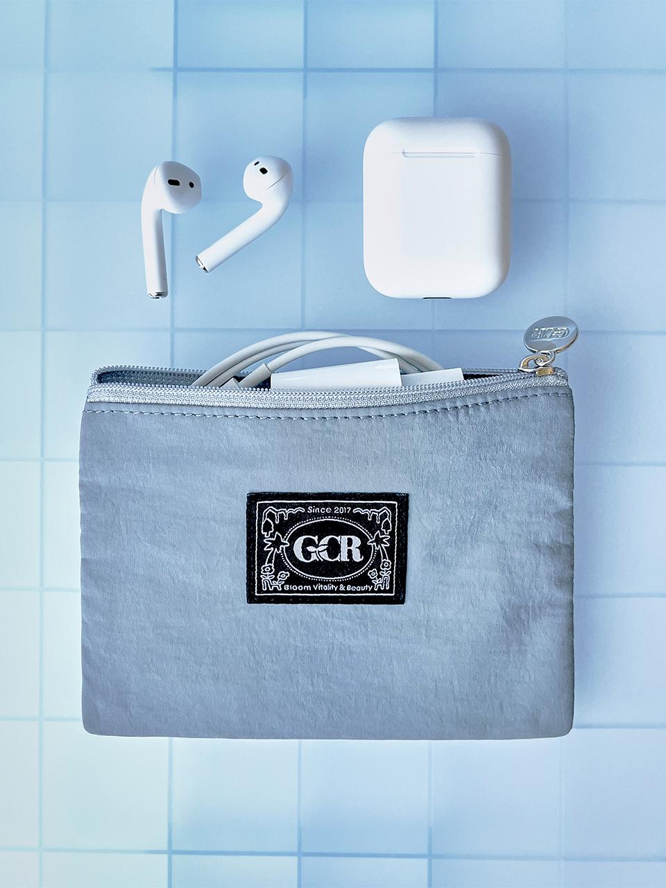 GOCORI Garden City Pouch Clutch Bag [Gray]