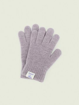 GOCORI SHORT KNIT GLOVES - PURPLE SAGE