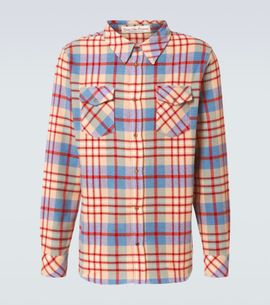 God's True Cashmere God's True Cashmere Al's Run plaid cashmere shirt