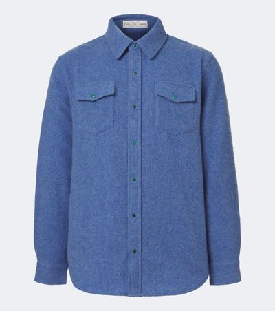 God's True Cashmere God's True Cashmere Cashmere shirt with malachites