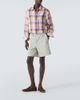 God's True Cashmere God's True Cashmere Daybreak plaid linen shirt with sunstone - 2