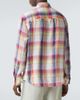 God's True Cashmere God's True Cashmere Daybreak plaid linen shirt with sunstone - 4