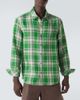 God's True Cashmere God's True Cashmere Harbor tartan linen shirt with lapis lazuli - 3