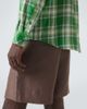 God's True Cashmere God's True Cashmere Harbor tartan linen shirt with lapis lazuli - 7