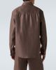 God's True Cashmere God's True Cashmere Linen shirt with orange sunstone - 4