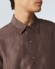 God's True Cashmere God's True Cashmere Linen shirt with orange sunstone - 6