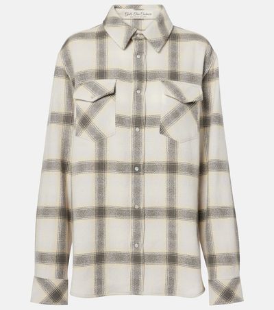 God's True Cashmere God's True Cashmere Moon plaid cashmere shirt
