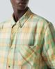 God's True Cashmere God's True Cashmere Moss plaid linen shirt with carnelian - 5