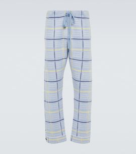 God's True Cashmere God's True Cashmere Rain tartan cashmere sweatpants