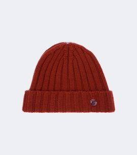 God's True Cashmere God's True Cashmere Ribbed-knit cashmere beanie with amethyst
