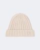 God's True Cashmere God's True Cashmere Ribbed-knit cashmere beanie with moonstone - 1