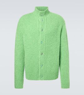 God's True Cashmere God's True Cashmere Ribbed-knit cashmere bouclÃ© cardigan