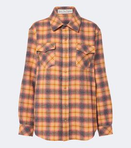 God's True Cashmere God's True Cashmere Seeker plaid cashmere shirt