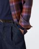 God's True Cashmere God's True Cashmere Vulcan Tartan cashmere shirt with tiger's eye - 6