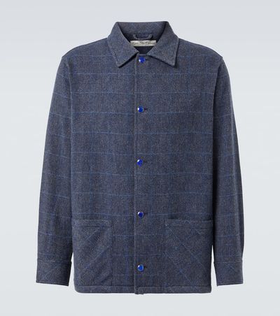 God's True Cashmere God's True Cashmere Checked cashmere overshirt