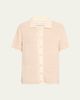 God's True Cashmere Noble Short-Sleeve Cashmere Shirt - 1