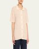 God's True Cashmere Noble Short-Sleeve Cashmere Shirt - 5