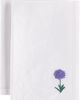 Gohar World Gohar World Two-Pack White 'Á Jour & Flora' Embroidery Dinner Napkins - 1