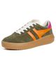 Gola Gola Athena Sneakers Khaki/Clementine/Fuchsia - 1