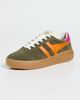 Gola Gola Athena Sneakers Khaki/Clementine/Fuchsia - 2