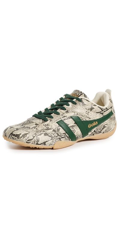 Gola Gola Corva Snake Sneakers Off White/Evergreen/Gum