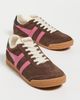 Gola Gola Elan Sneakers Dark Brown/Fluro Pink - 5
