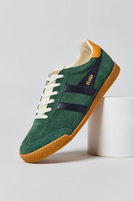 Gola Gola Men's Elan Suede Sneakers in Evergreen/Black/Dark Sun, Men's at Urban Outfitters