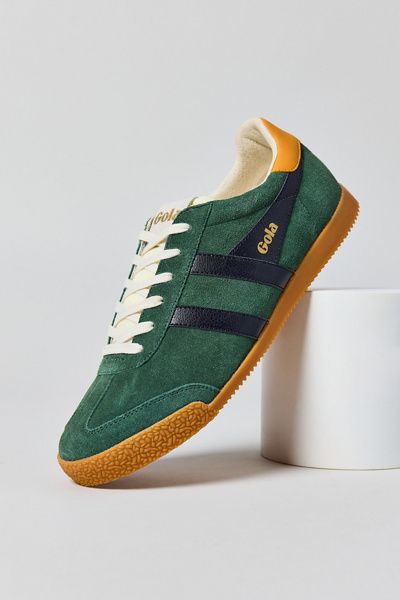Gola Gola Men's Elan Suede Sneakers in Evergreen/Black/Dark Sun, Men's at Urban Outfitters