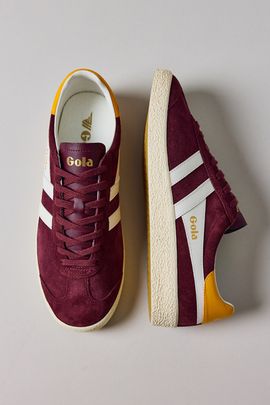 Gola Gola Men's Medallist Sneakers in Burgundy/Off White/Sun, Men's at Urban Outfitters