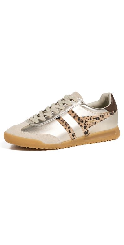 Gola Gola Torpedo Glimmer Safari Sneakers Gold/Leopard/Dark Brown