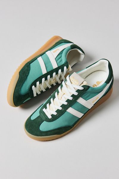 Gola Gola Women's Firefly Sneakers in Green Mist/Evergreen/Off White, Women's at Urban Outfitters