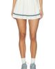 Gold Hinge Gold Hinge Striped Mini Pleated Tennis Skirt - 1