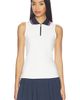 Gold Hinge Gold Hinge Zipper Polo Tank Top - 1