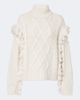 Goldbergh Goldbergh Brit cable-knit fringed wool sweater - 1