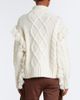 Goldbergh Goldbergh Brit cable-knit fringed wool sweater - 5