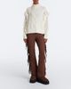 Goldbergh Goldbergh Brit cable-knit fringed wool sweater - 6