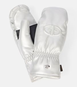 Goldbergh Goldbergh Charmer logo faux leather ski mittens